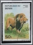 Stamps Benin -  Animales Salvajes: Leon