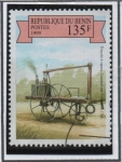 Stamps Benin -  Primeros Veiculos: Tricicle made by