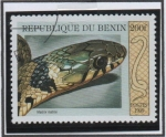 Sellos de Africa - Benin -  Natrix natrix