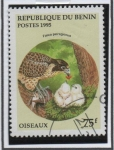 Stamps Benin -  Halcon Peregrino