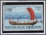 Stamps Benin -  Barcos d' Vela: Egipcio