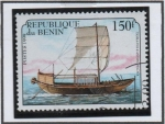 Stamps Benin -  Barcos d' Vela: Tanka-tin