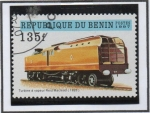 Sellos de Africa - Benin -  Locomotoras: Stean turvine