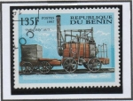 Sellos de Africa - Benin -  Locomotoras Antiguas: Pufting Bily