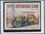 Stamps Benin -  Locomotoras Antiguas: La Fusee 1829