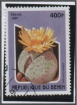 Stamps Benin -  Flores d' Cactus:  Lithops fulviceps