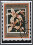 Sellos de Africa - Benin -  Orquídeas: Cymbidium babylon