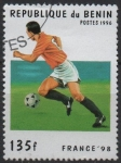 Stamps Benin -  Francia'98: Jugadas