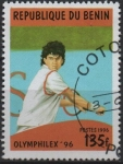 Stamps Benin -  Olimpiadas'96: Tenis