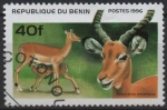 Stamps Benin -  Aepyceros melapus