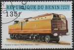 Sellos de Africa - Benin -  Locomotoras: Stean turvine