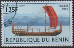 Stamps Benin -  Barcos d' Vela: Egipcio