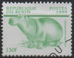 Stamps Benin -  Fauna Africana Hipopótamo