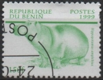 Stamps Benin -  Fauna Africana Hipopótamo