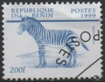 Stamps Benin -  Fauna Africana: Cebra