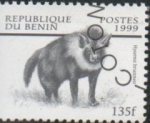 Stamps Benin -  Fauna Africana: Hyaema brunnea