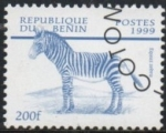 Stamps Benin -  Fauna Africana: Cebra