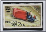 Stamps Bhutan -  Juegos d' imvierno,innsbruch: Slalon