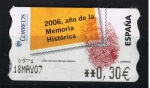 Sellos de Europa - Espa�a -  ATMS  2006 Año de la Memoria Histórica