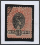 Stamps Brazil -  Cabeza d' Libertad