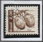 Stamps Brazil -  Frutos: Cocos