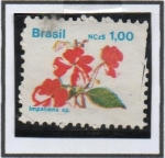 Stamps Brazil -  Flores: Impatiehs Specie