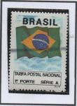 Stamps Brazil -  Bandera d' Brasil