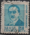 Sellos de America - Brasil -  Pres. Arthur Bemades