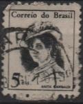 Sellos de America - Brasil -  Anita Garibaldi