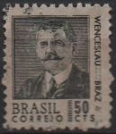 Stamps Brazil -  Wenceslau Pereira