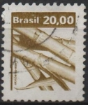 Stamps Brazil -  Frutos: Caña d' Azucar