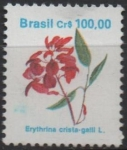 Stamps Brazil -  Flores: Erythirina