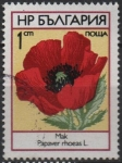 Sellos de Europa - Bulgaria -  Amapola