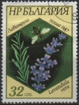 Stamps Bulgaria -  Abejas y Plantas: Labandala