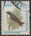 Stamps Brazil -  Pájaros: Notiochelidon