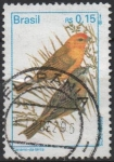 Stamps Brazil -  Pájaros: Sicalis Flaveola