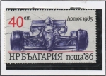 Stamps Bulgaria -  Coches d' Formula: Lotus 1985