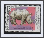 Stamps Bulgaria -  Zoo Sofia: Reinoceronte