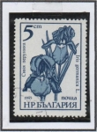 Stamps Bulgaria -  Flores: Iris Germanica