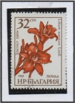 Sellos del Mundo : Europe : Bulgaria : Flores: Lirio