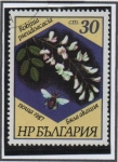 Stamps Bulgaria -  Abejas y Plantas: Robinia