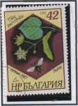 Stamps Bulgaria -  Abejas y Plantas: Tilia