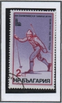 Stamps Bulgaria -  Juegos Olimpicos' '79: Biathlon