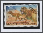 Sellos del Mundo : Europe : Bulgaria : Dinosaurios: Tiranosairio