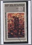 Stamps Bulgaria -  Pinturas: Figuras d' Vladamir Dimitrov