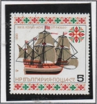 Stamps Bulgaria -  Barcos Históricos: Cristo d' Lubeck