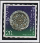 Stamps Bulgaria -  Artesania: Plato