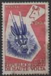 Stamps Burkina Faso -  Mascaras: Antilope