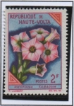 Stamps Burkina Faso -  Flores: Tabaco