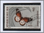 Stamps Burkina Faso -  Mariposas: Danaus chyrsippus